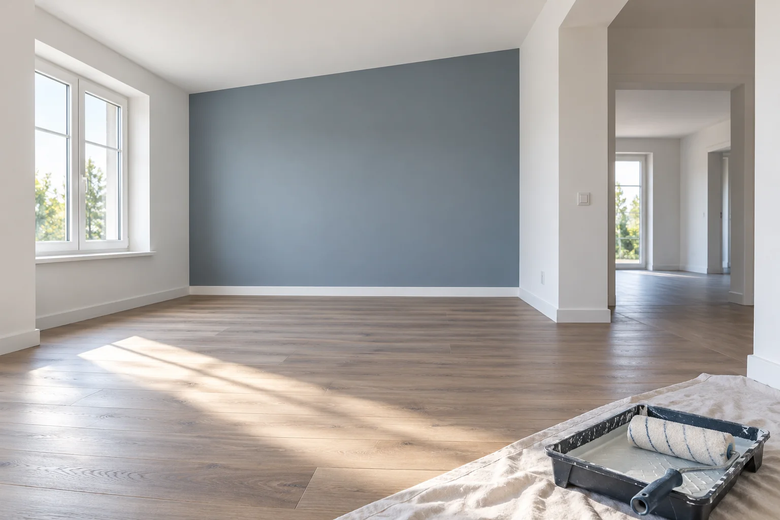 Washable interior wall finish