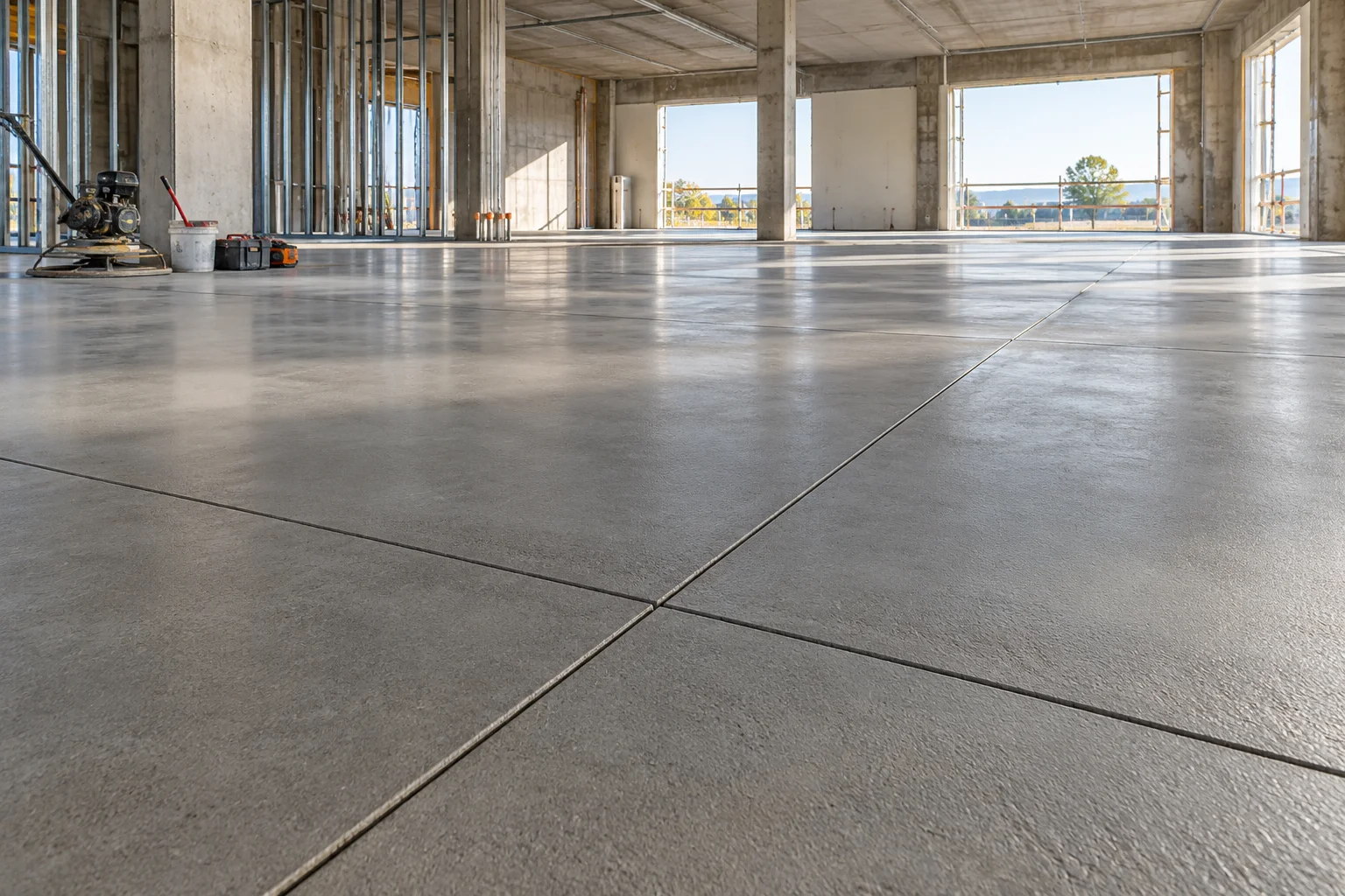 Reinforced floor screed